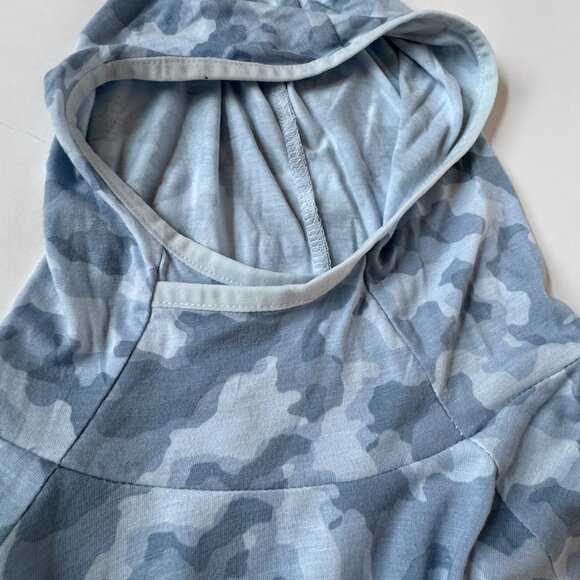 Free Fly Womens XS Blue Camo Lightweight Pullover II Bamboo Hoodie Top Shirt - Picture 5 of 8